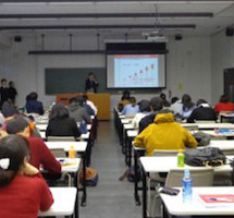 中央大学での授業内講演